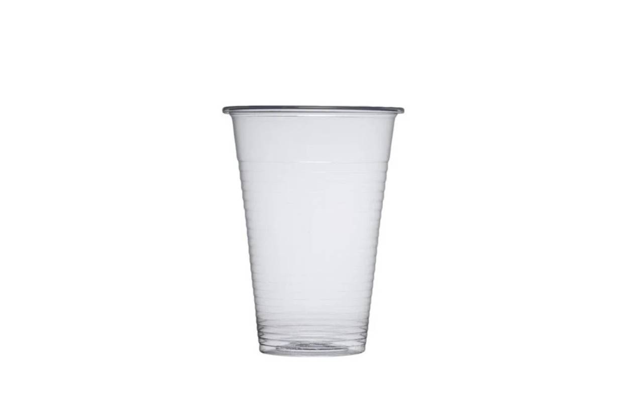 Ποτήρι Νερού Διάφανο & Λευκό 250ml Sanitas