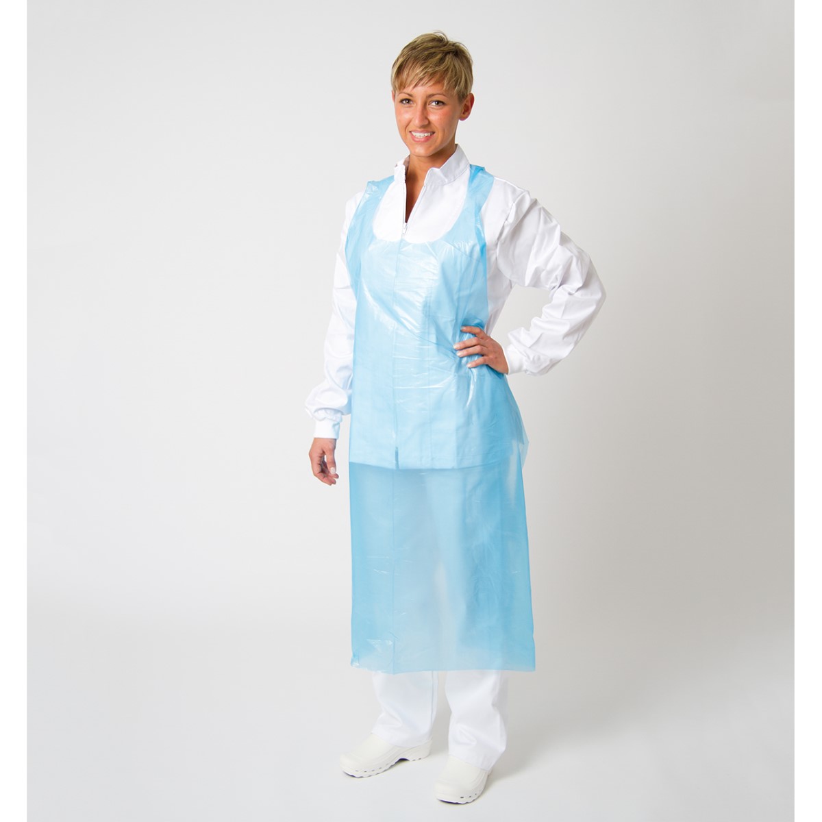 Ποδιά Μιας Χρήσεως Μπλε 80x130cm (100τεμ)